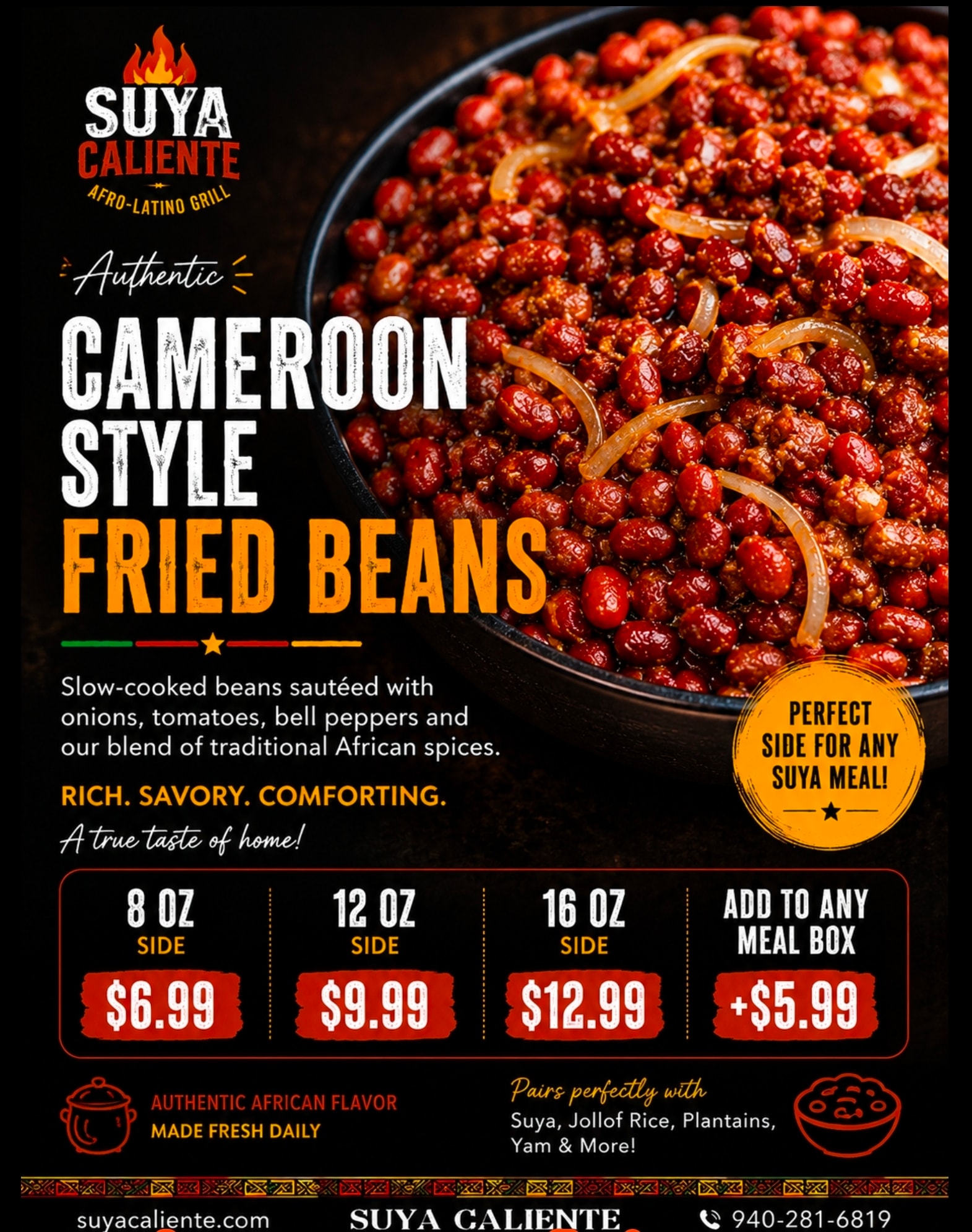 Cameroon Style Fried Beans 8oz