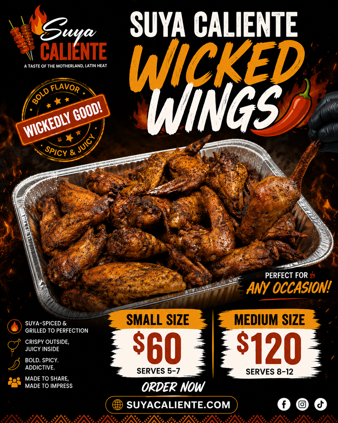 Wicked Wings — Small (Serves 5–7)
