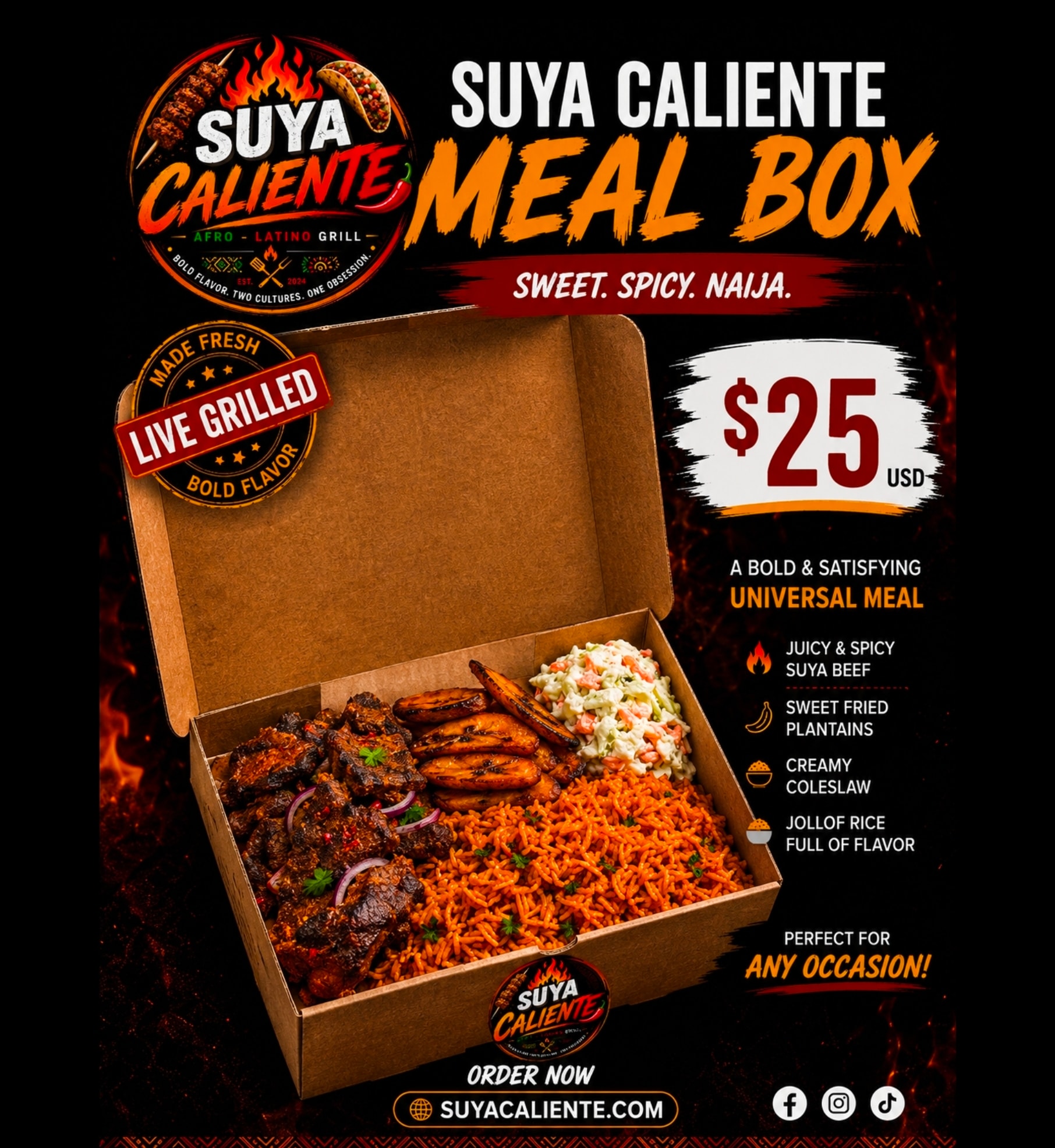Suya Caliente Meal Box